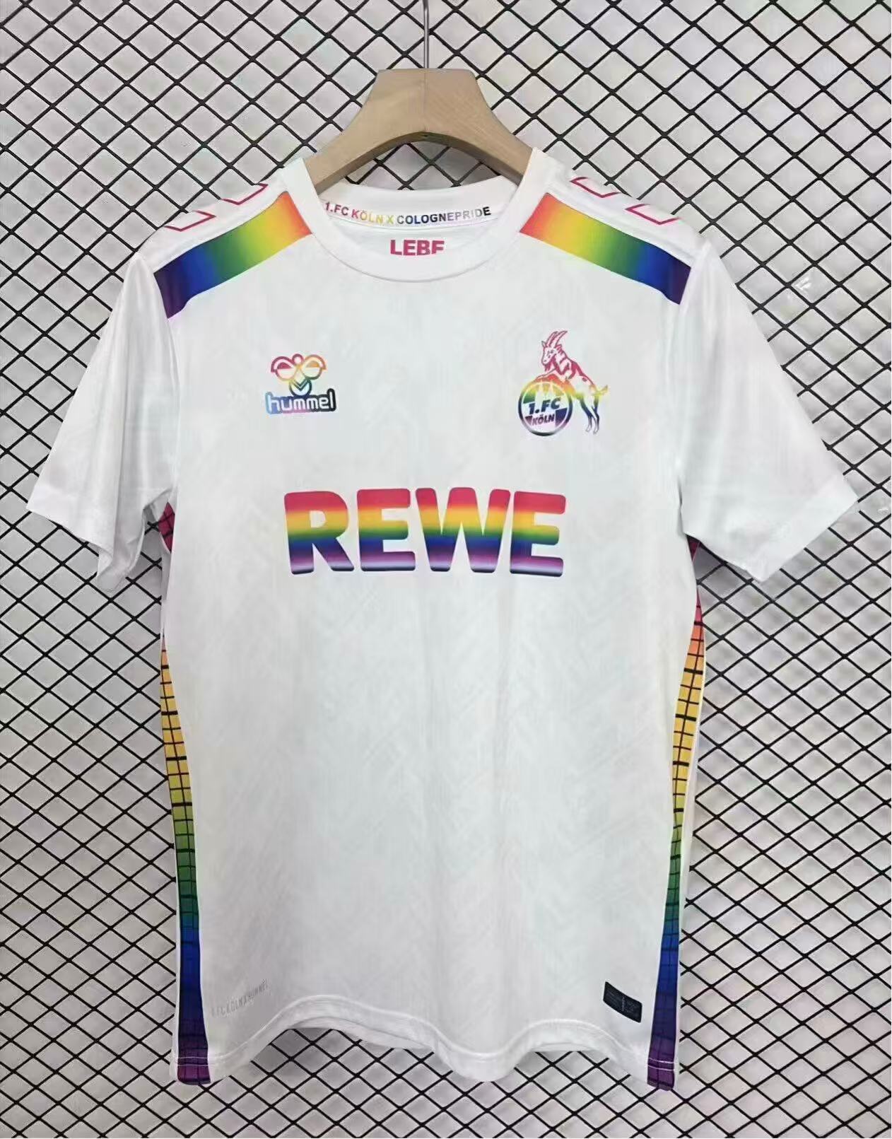 2025-2026 FC Köln rainbow Special Edition Football Jersey 1:1 Thai Quality
