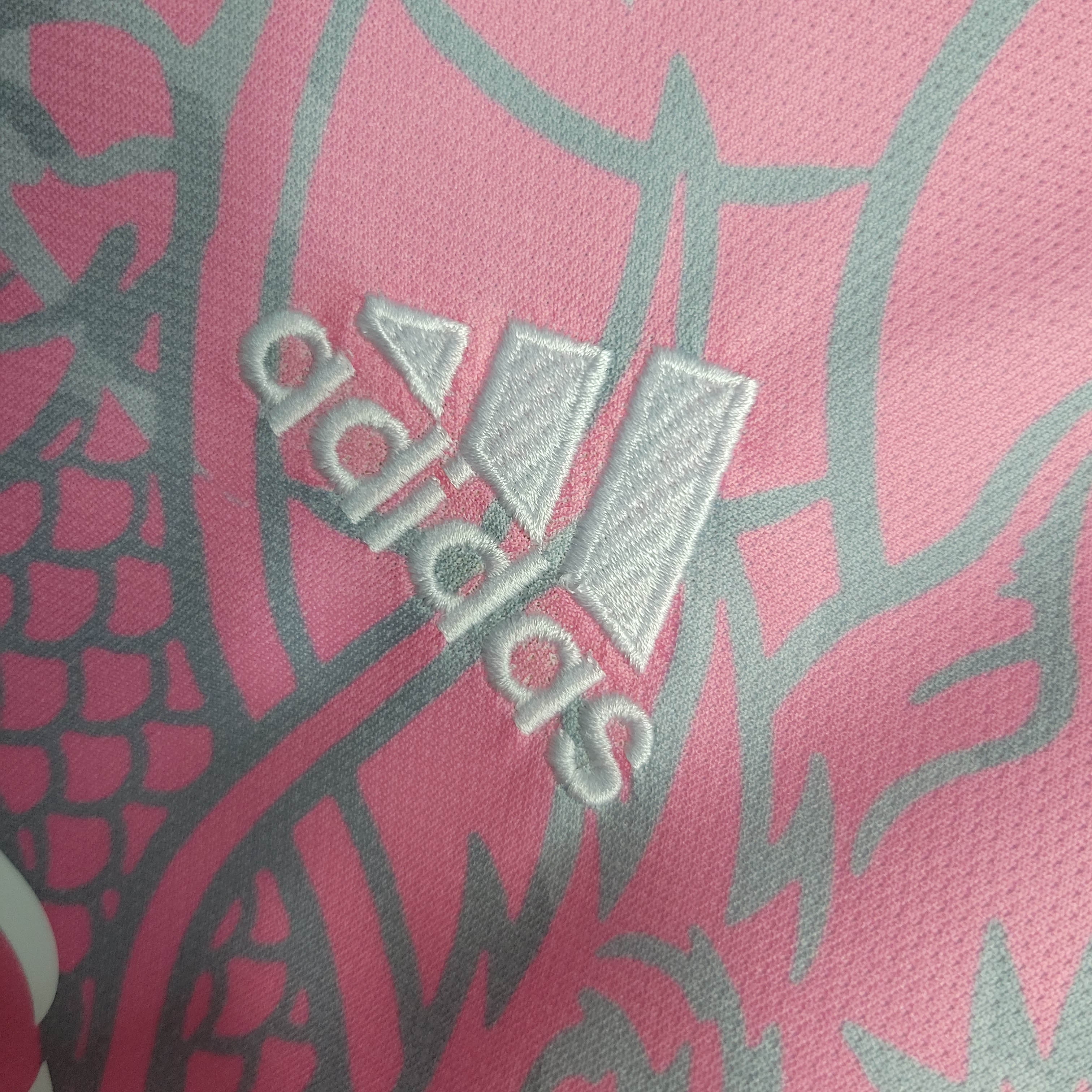 2023/2024 Real Madrid Chinese Dragon Pink Football Shirt 1:1 Thai Quality
