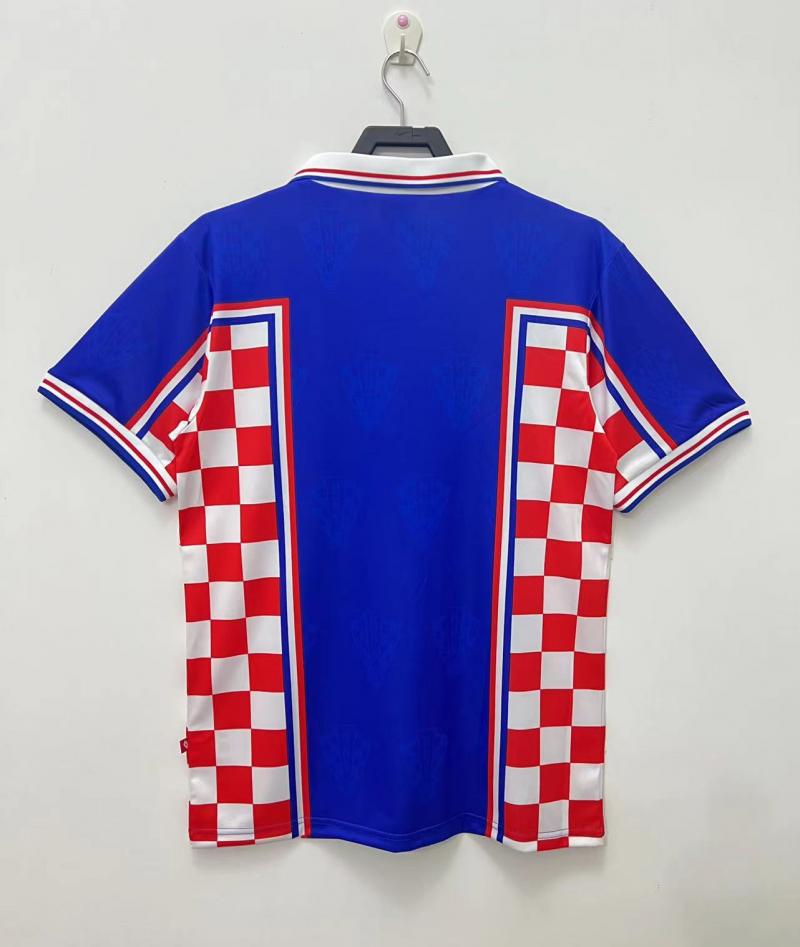 1998 Retro Croatia National Team Away Football Shirt 1:1 Thai Quality