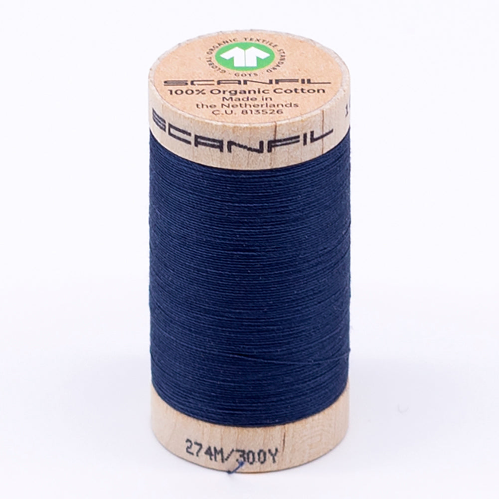 SCANFIL® 30wt Organic Pima Cotton Thread 300 yds - 4815 Poseidon - Joann Fabrics
