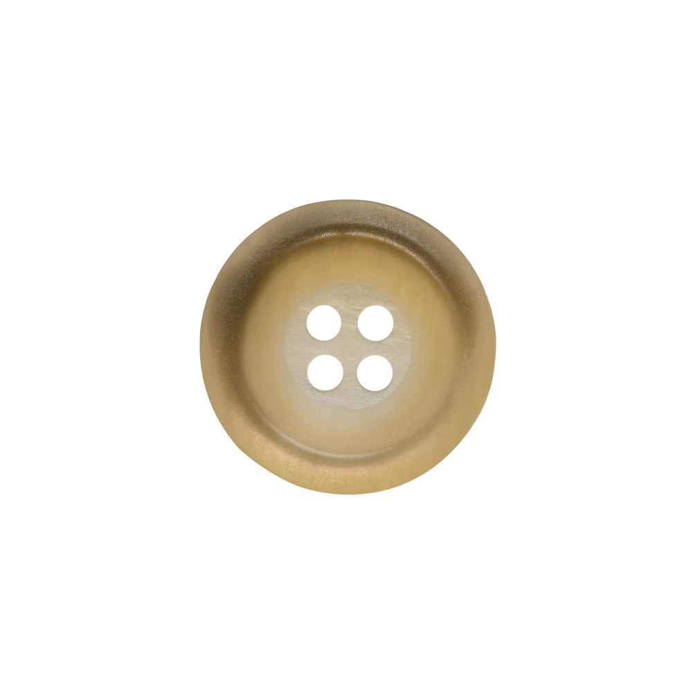 Rolled Rim 4-Hole Plastic Button - Beige and Taupe Iridescent - 28L/18mm - Joann Fabrics