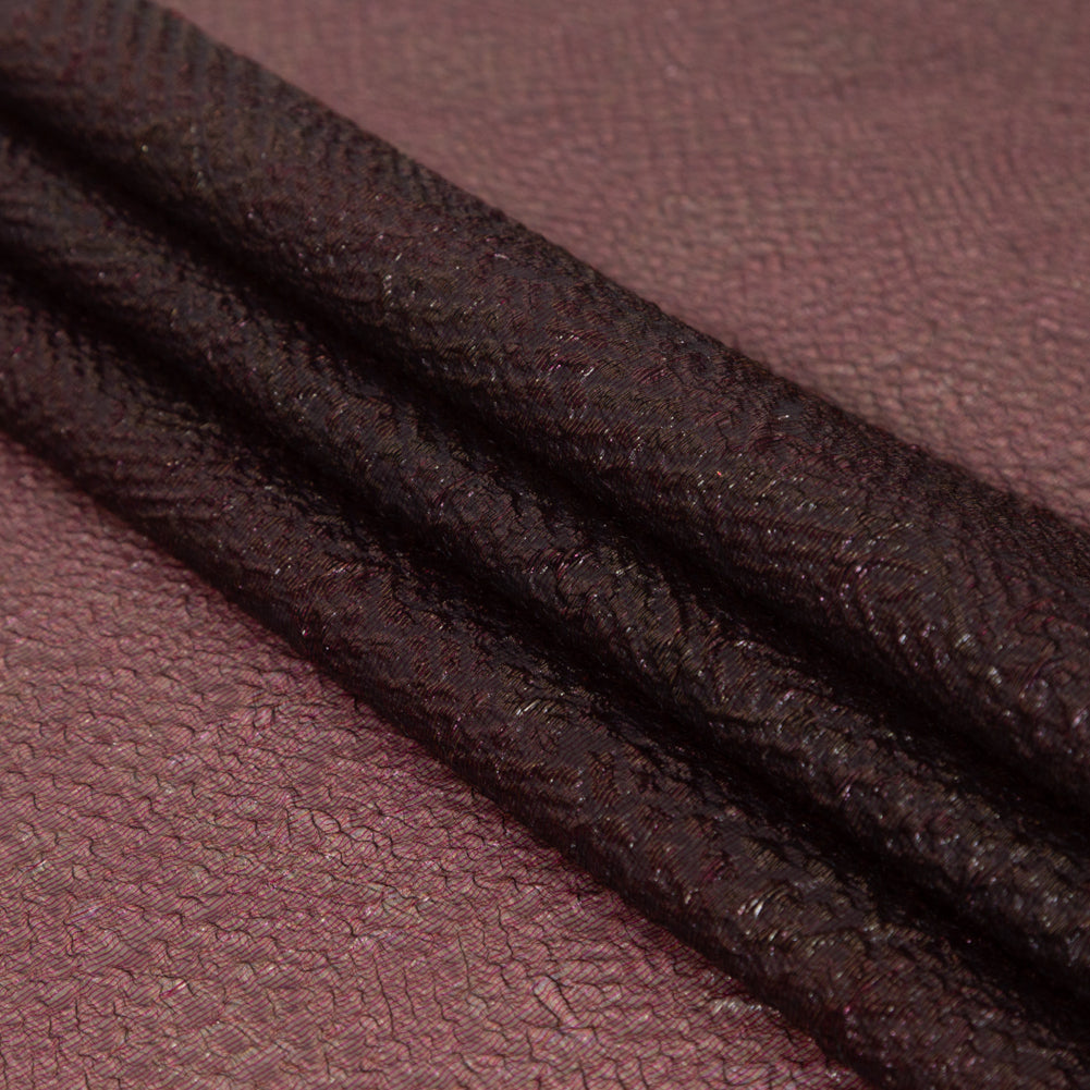 Metallic Wine Striped Bubble Wrap Organza Brocade - Joann Fabrics