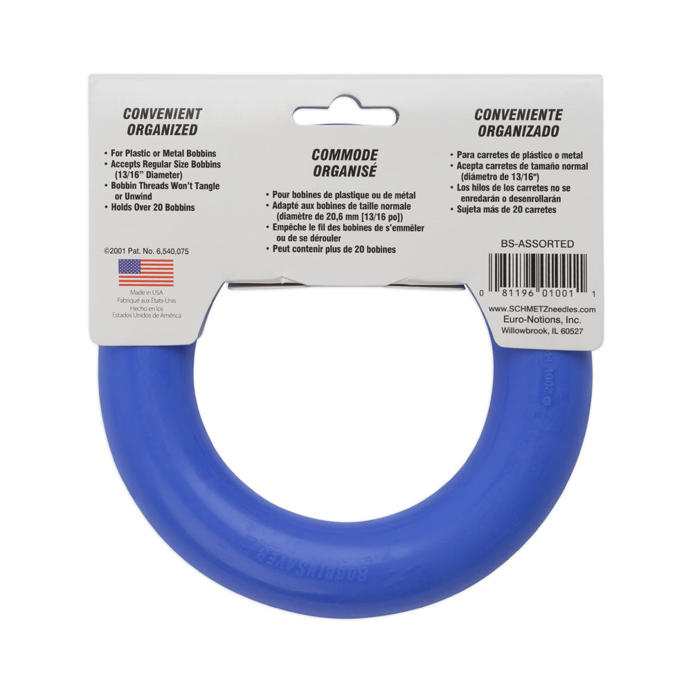 Grabbit Bobbin Saver - Bobbin Storage Ring for Regular Size Bobbins, 3/16