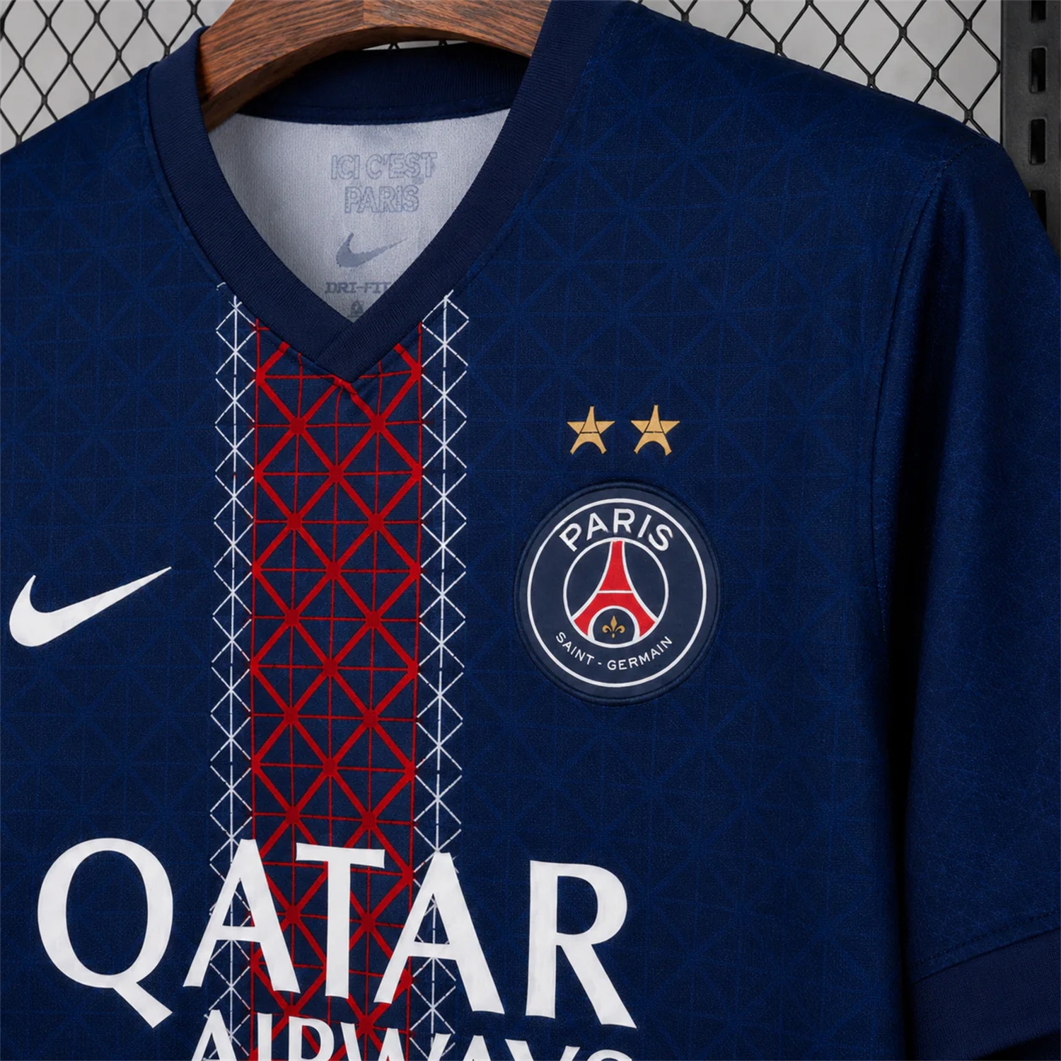 【Champion 26 Font】Paris Saint-Germain PSG 25-26 Home Jersey - Fans Version - UnitedFutballJersey