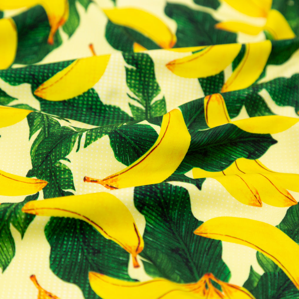 Bananas and Leaves Caye UV Protective Compression Swimwear Tricot with Aloe Vera Microcapsules - Joann Fabrics