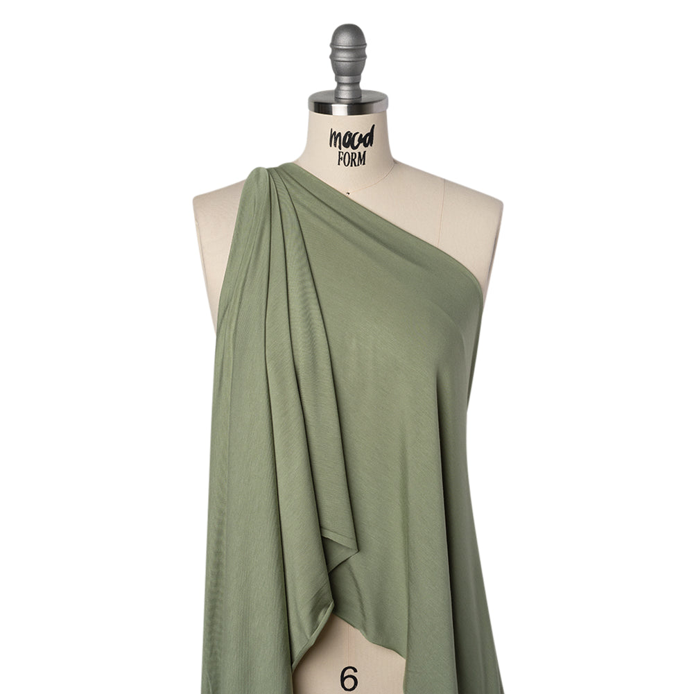 Stretch Rayon Jersey - Fern Green - Designer Deadstock - Joann Fabrics