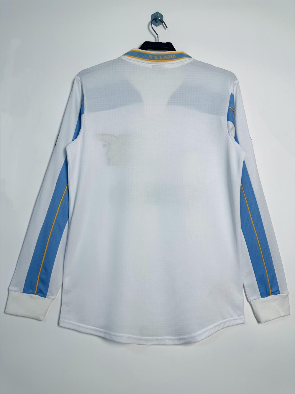 1999/2000 Retro Long Sleeve Lazio Third Away Soccer Jersey 1:1 Thai Quality