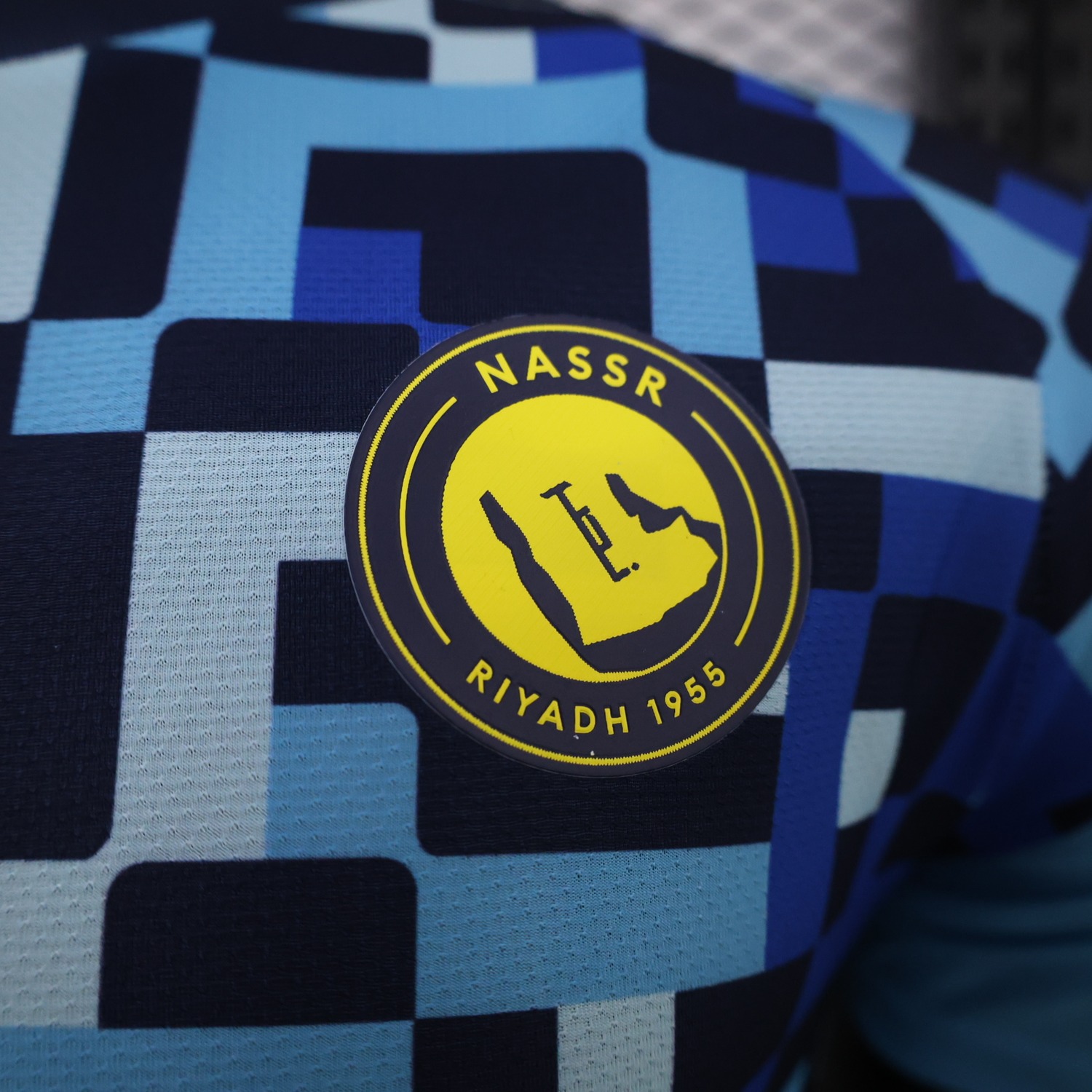 Al Nassr Riyadh Victory 26-27 Blue Pre-Match Training Jersey - Player Version - UnitedFutballJersey