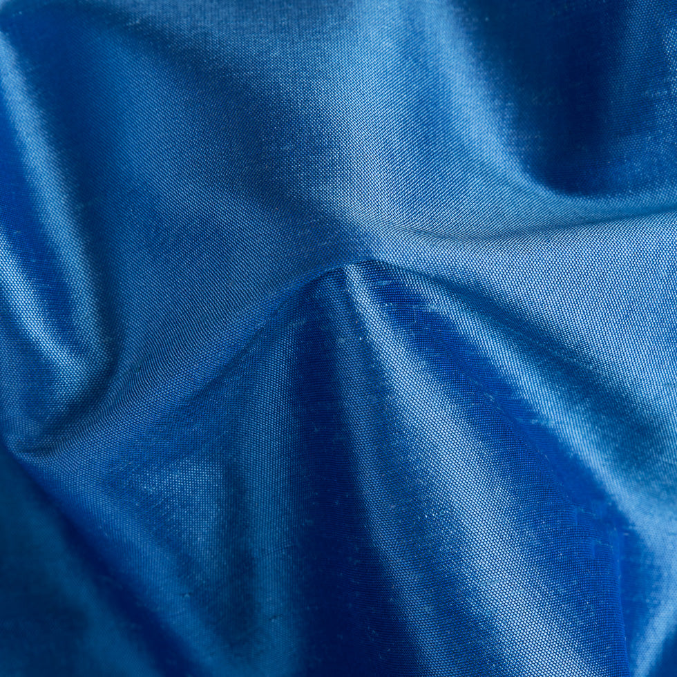 Silk Shantung - Iridescent Bright Blue and Purple - Shantung Collection - Joann Fabrics