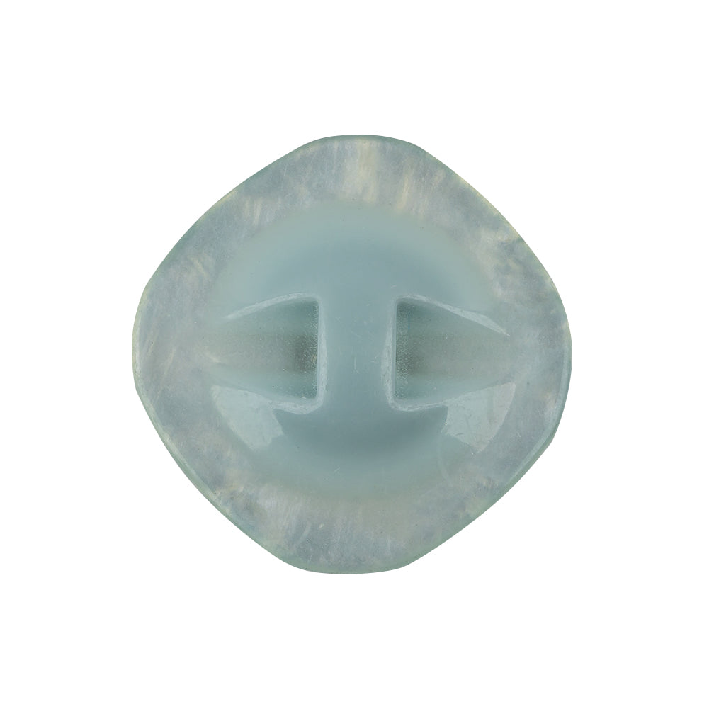 Powder Blue Iridescent Rounded Square Self Back Plastic Button - 40L/25.5mm - Joann Fabrics