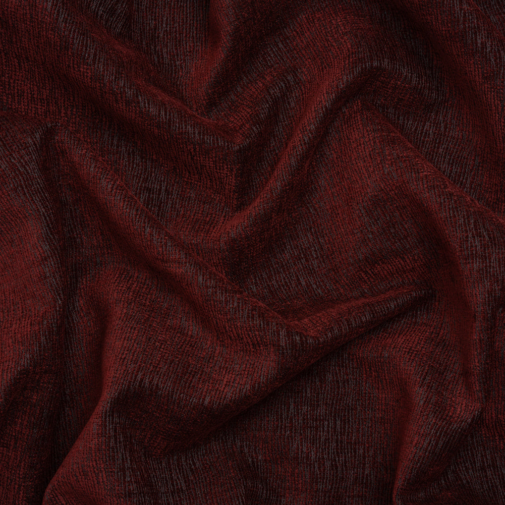 Chenille Upholstery Woven with Latex Backing - Merlot - Lovell Collection - Joann Fabrics