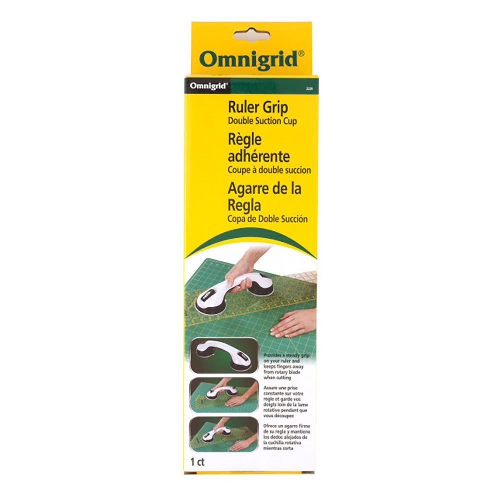 Omnigrid Ruler Grip with Double Suction Cup - White - Joann Fabrics