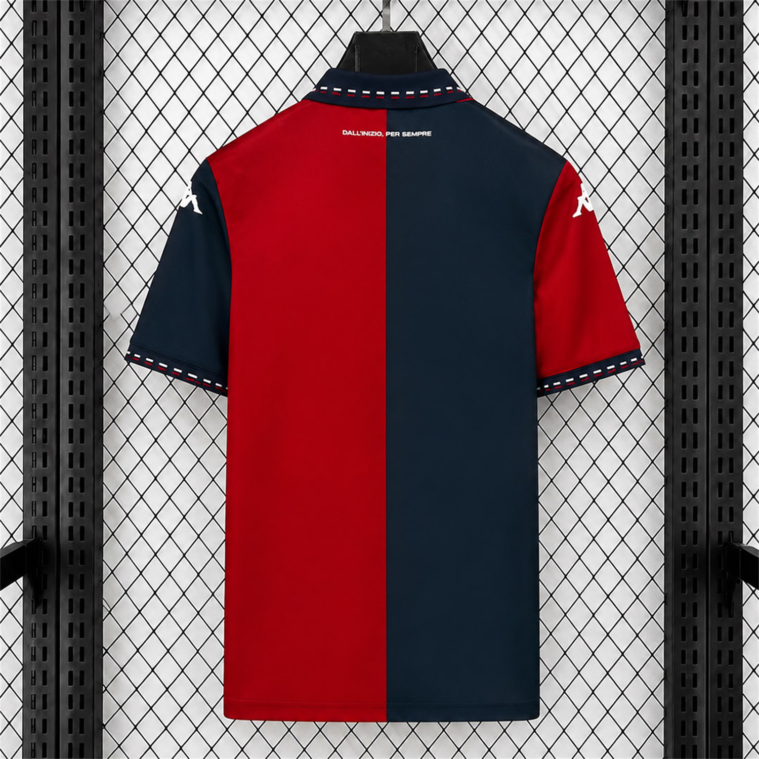 Genoa 26-27 Home Red Black Jersey - Fans Version - UnitedFutballJersey