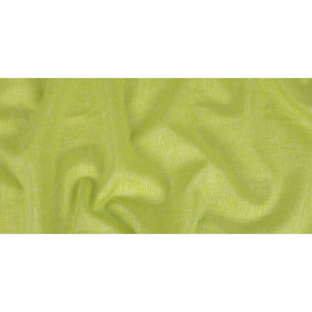 Lightweight Linen Chambray - Heathered Lime Green - Minerva Collection - Joann Fabrics