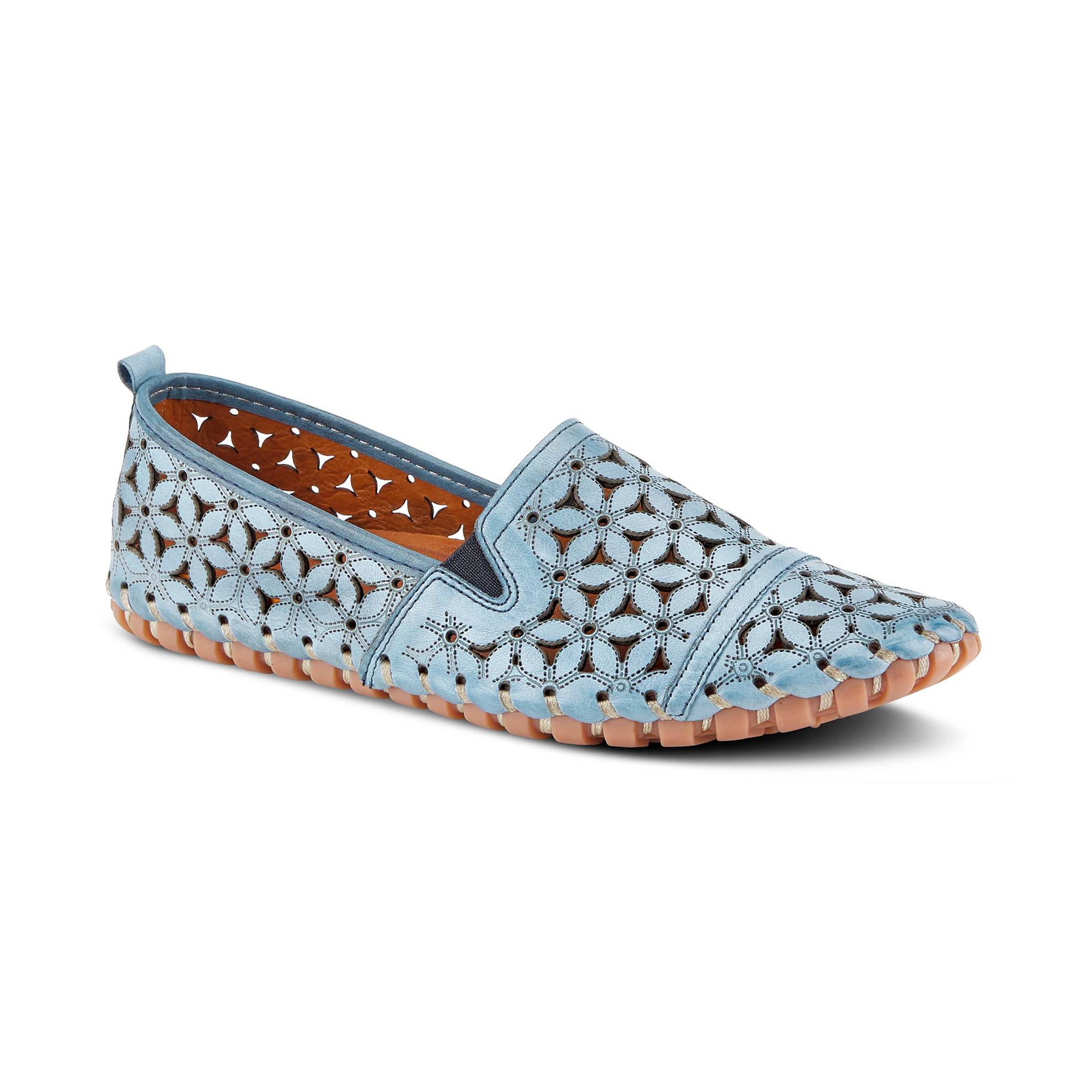Leather Laser-Cut Loafers by Spring Step® - Northstyle Catalog