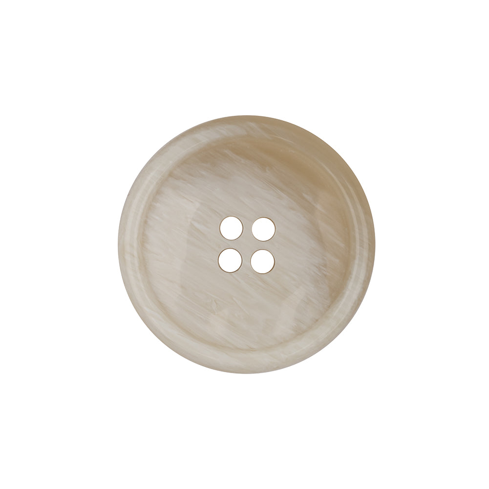 Turtledove and Kelp Striated 4-Hole Plastic Jacket Button - 36L/23mm - Joann Fabrics