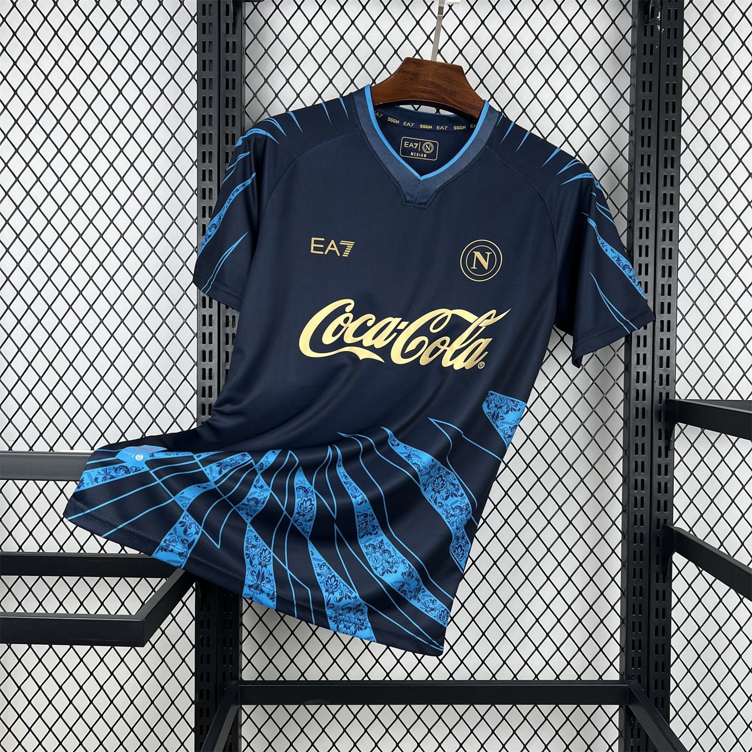 Napoli 25-26 CocaCola Dark Blue Special Jersey - Fans Version - UnitedFutballJersey