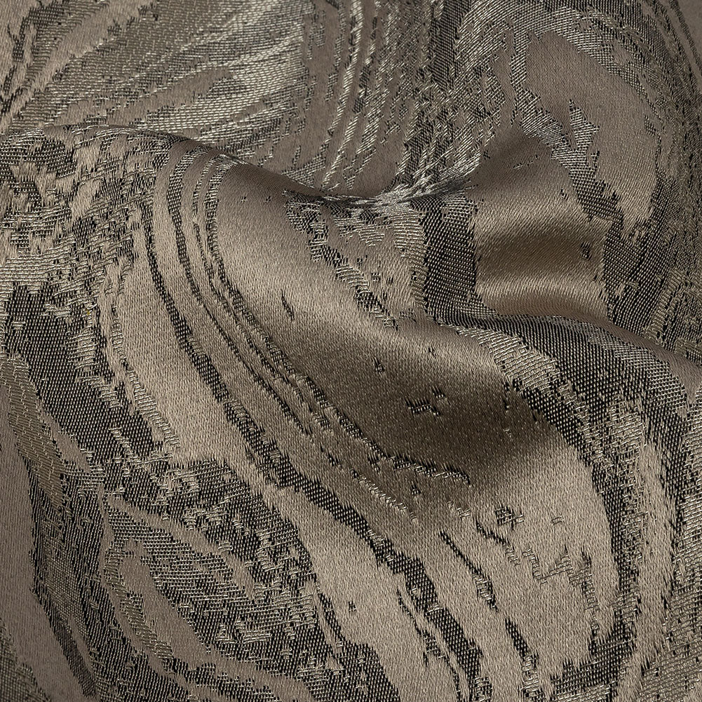 Metallic Drapery Jacquard - Fossil Metamorphic Swirls - British Imported - Joann Fabrics