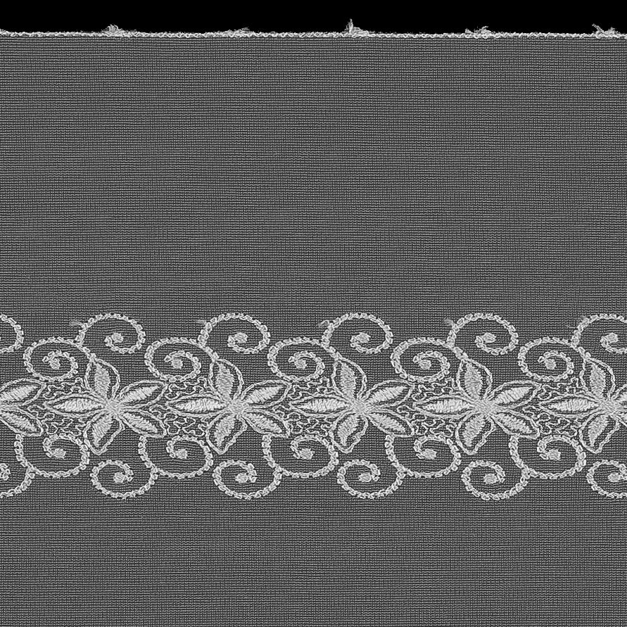 White Floral Embroidered Mesh Trim - Joann Fabrics