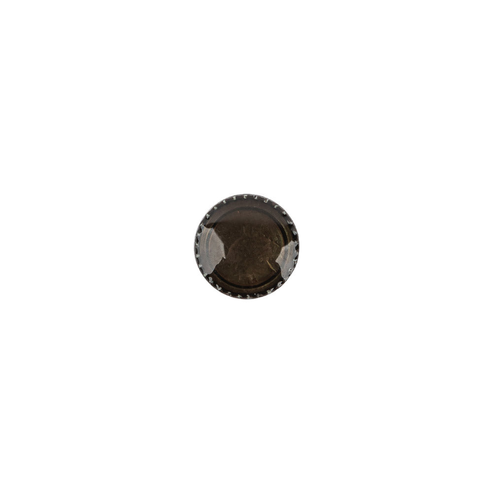 Amber and Bronze Iridescent Resin-Casted Blouse Button - 12L/7.5mm - Joann Fabrics