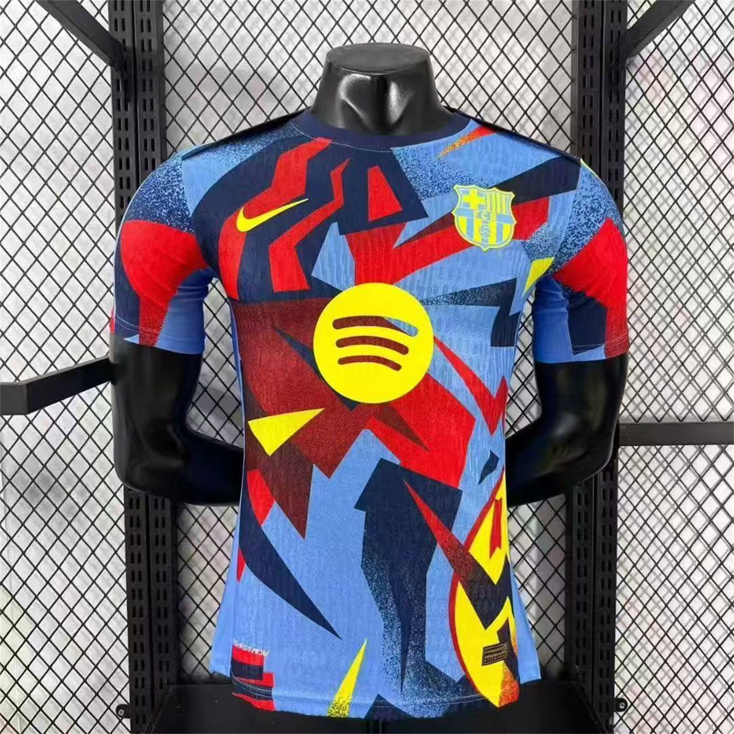 Barcelona 25-26 Mottled Colors Pre-Match Jersey - Player Version - UnitedFutballJersey