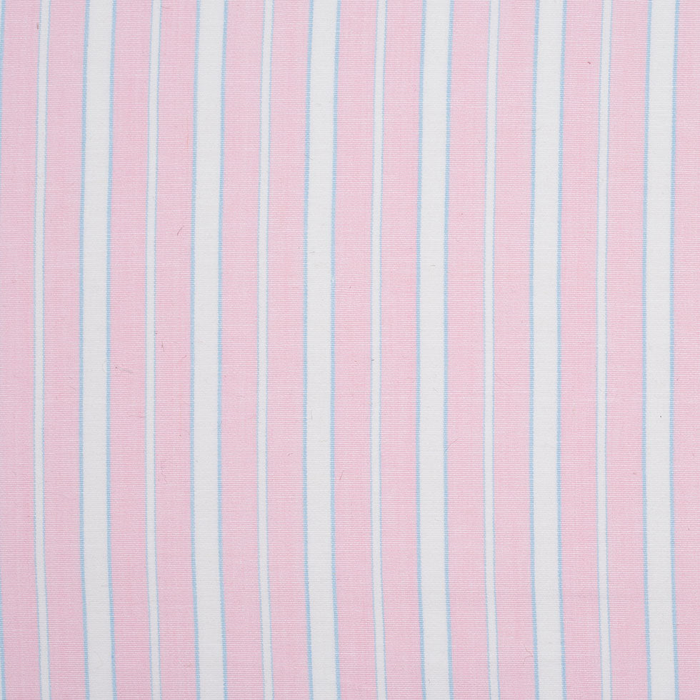 Baby Pink, Blue and White Striped Handwoven Cotton - Joann Fabrics