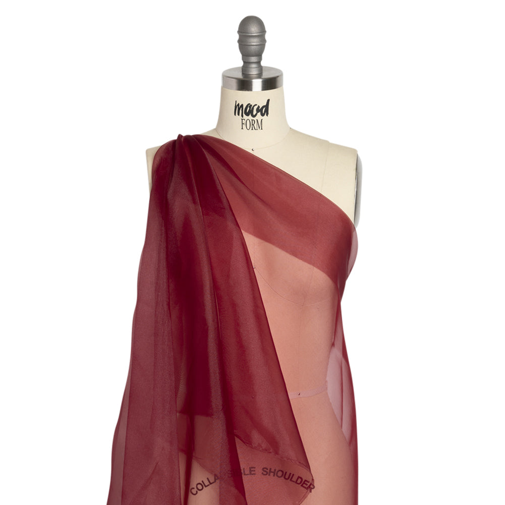 Polyester Organza - Burgundy - Luscinia Collection by Mood - Joann Fabrics