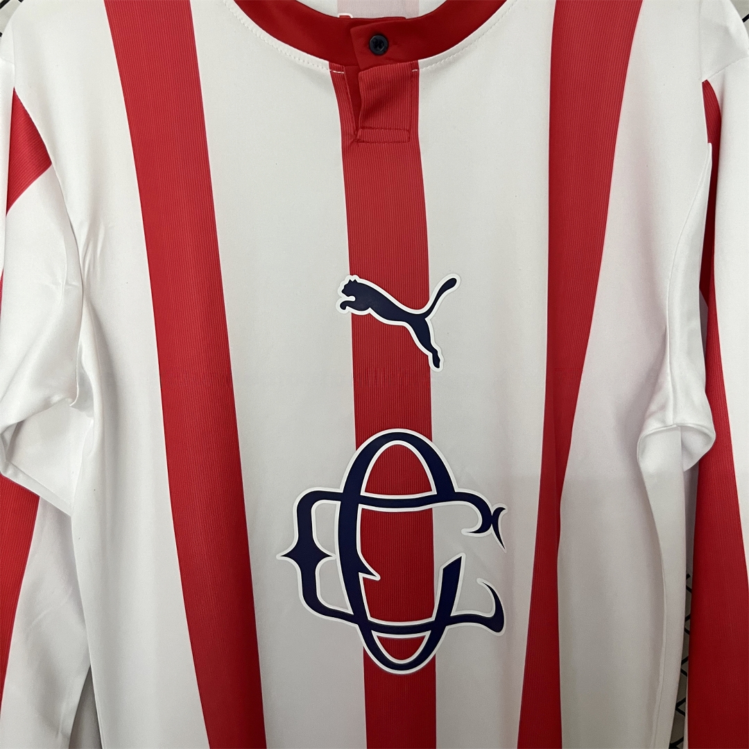 Chivas de Guadalajara 120th Anniversary Long Sleeve Jersey - Fans Version - UnitedFutballJersey