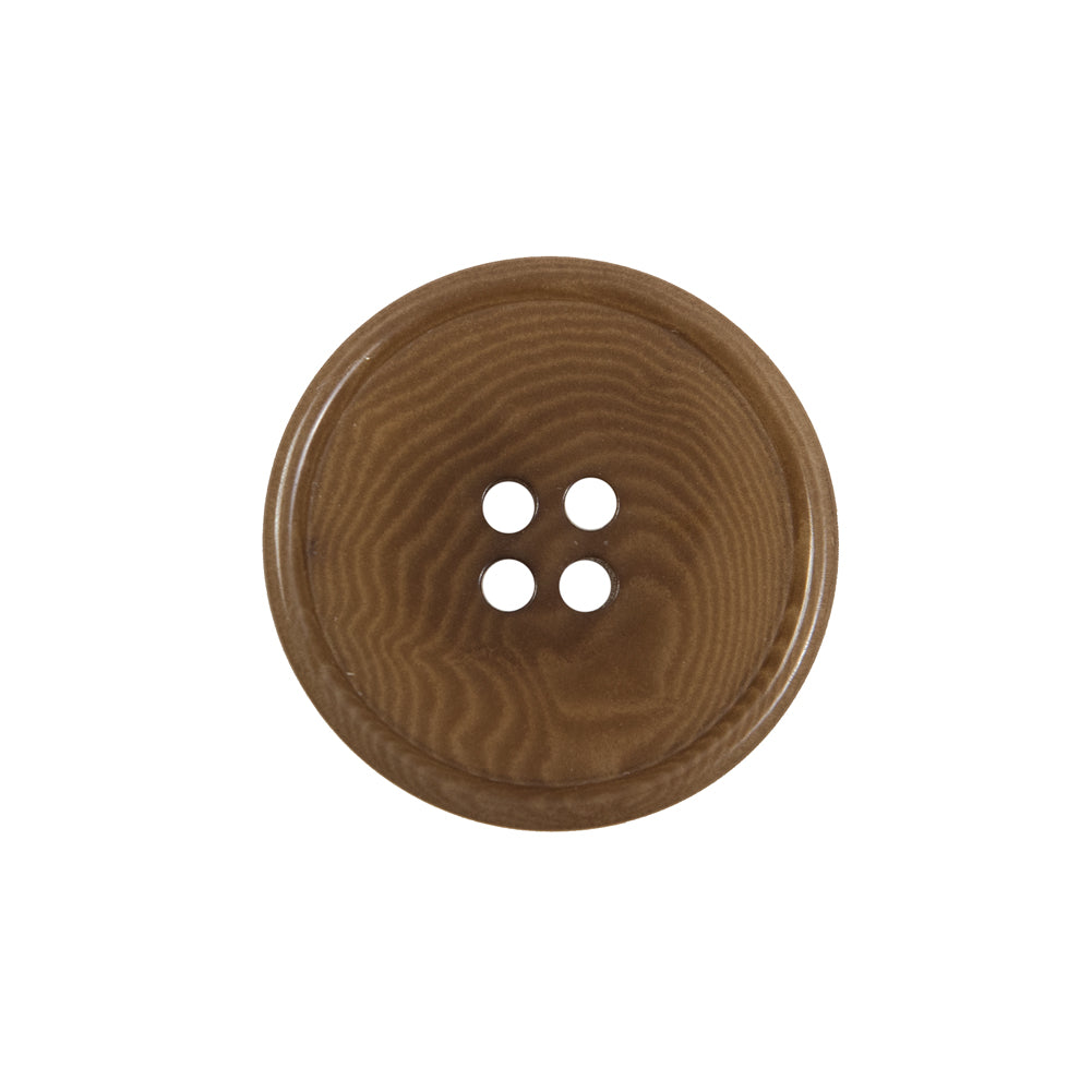 Dark Caramel Horn 4-Hole Button - 36L/23mm - Joann Fabrics