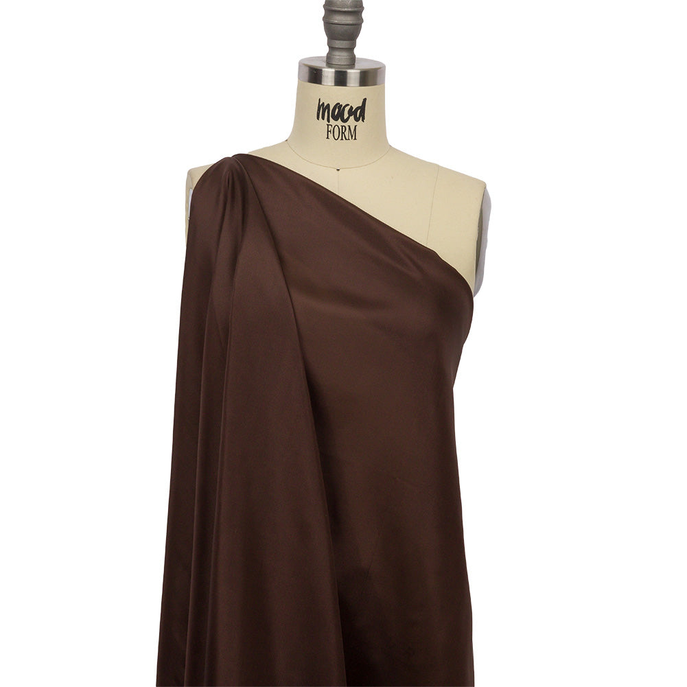 China Silk/Silk Habotai - Dark Brown - Premium Collection - Joann Fabrics