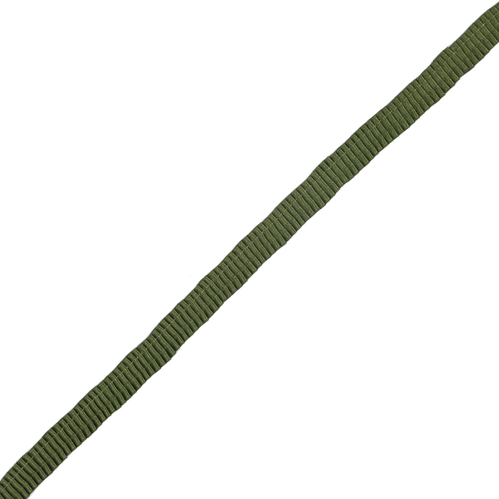 Italian Green Plisse Trim - 0.625