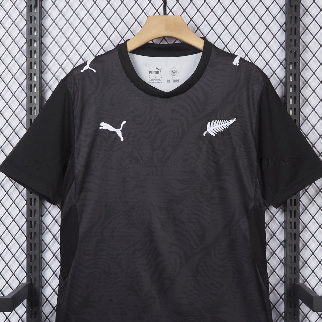 New Zealand 2026 Away Black Jersey - Fans Version - UnitedFutballJersey