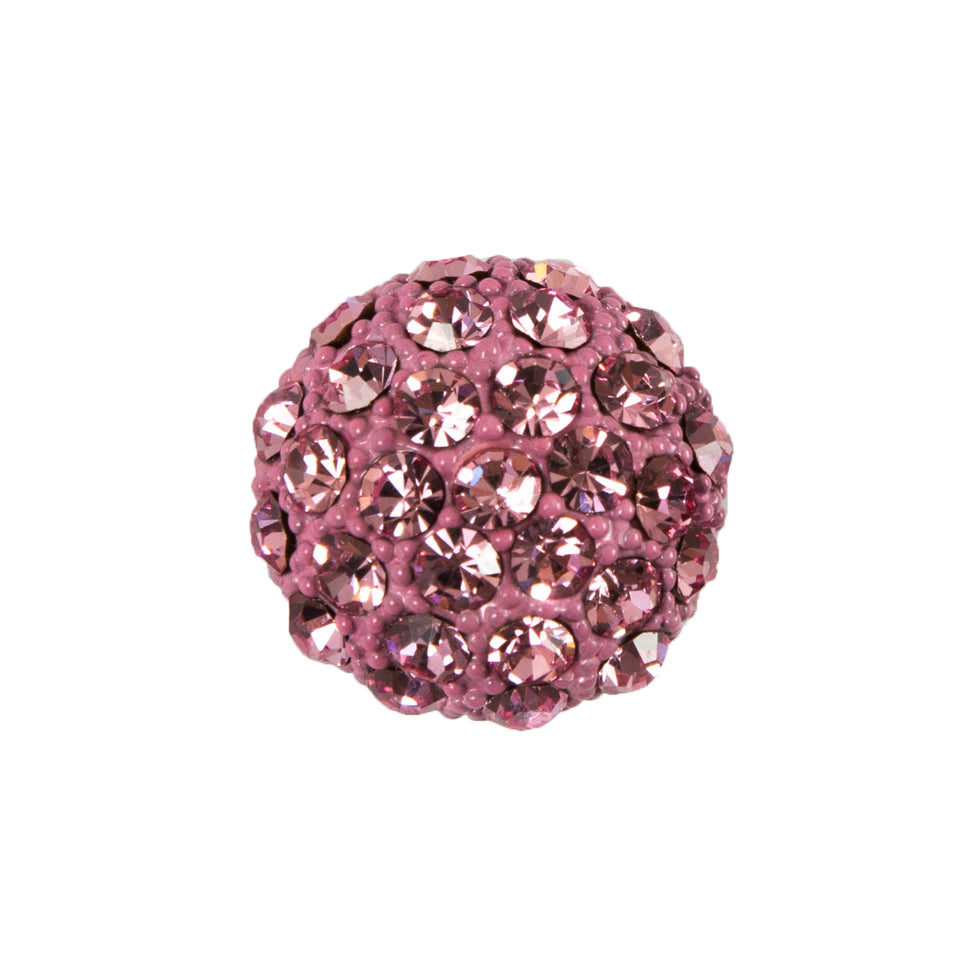 Pink Rhinestones Metal Shank Back Button - 25L/16mm - Joann Fabrics