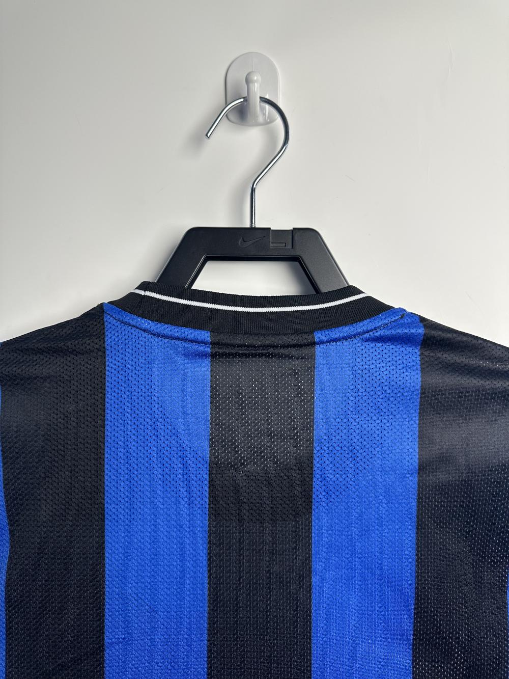 2009/2010 Retro Long Sleeve Inter Milan Home Football Jersey 1:1 Thai Quality