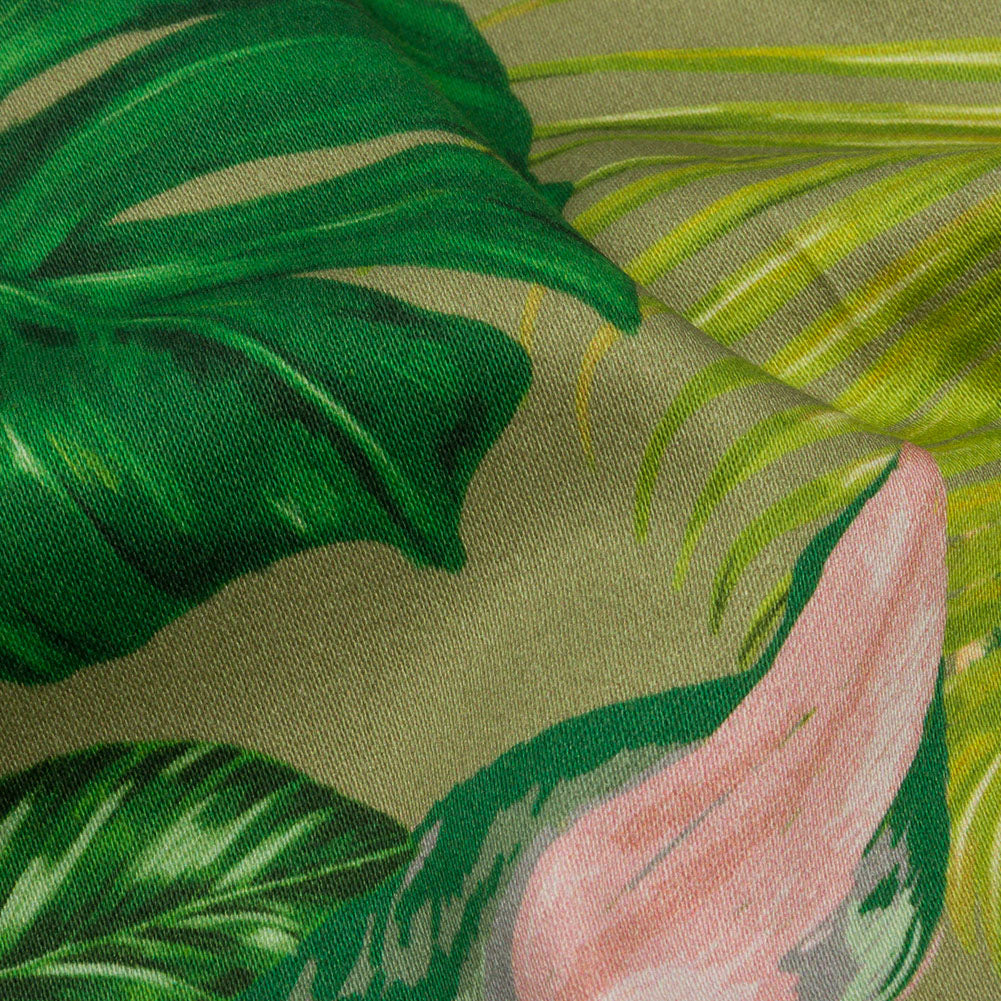Mood Exclusive Be Leaf in Me Stretch Cotton Sateen - Joann Fabrics