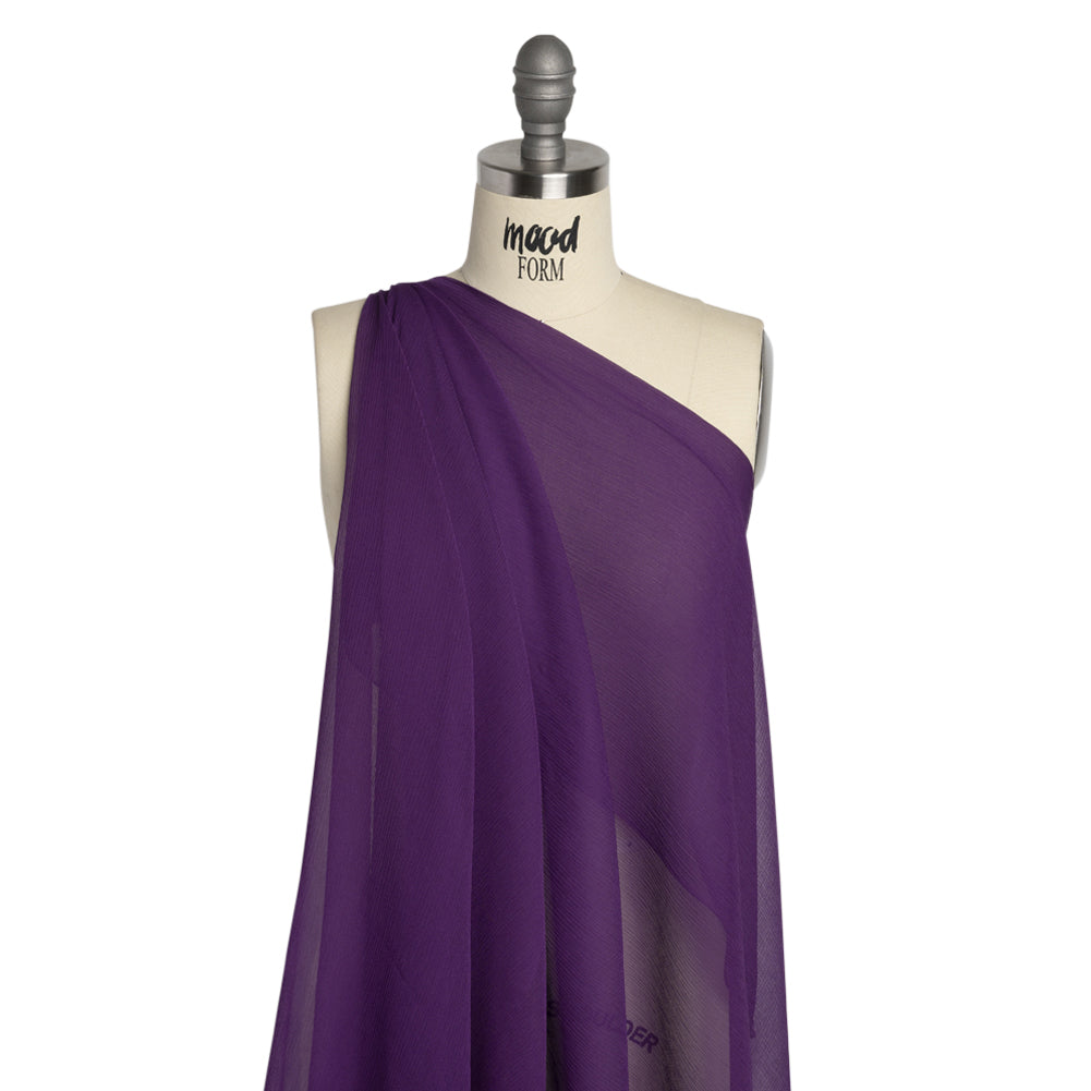 Crinkled Silk Chiffon - Majesty Purple - Premium Collection - Joann Fabrics