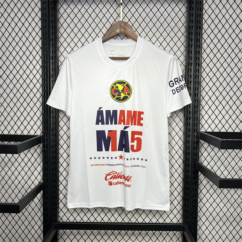 2024/2025 Club América Champions White Commemorative Edition Jersey 1:1 Thai Quality