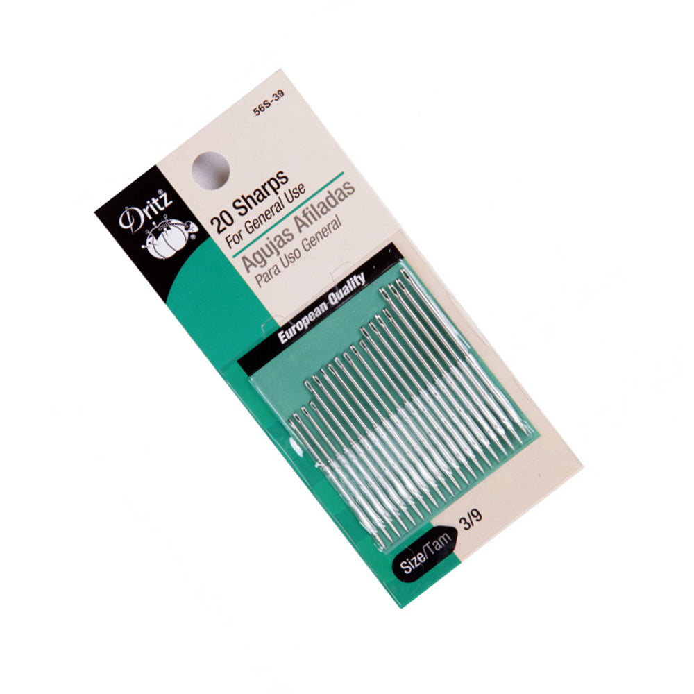 Dritz Sharp Needles Size 3/9 - 20ct - Joann Fabrics