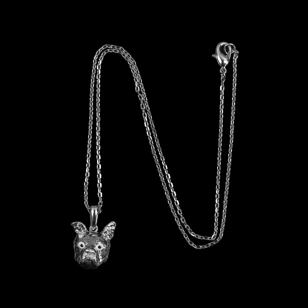 Silver Swatch Pendant on an 18
