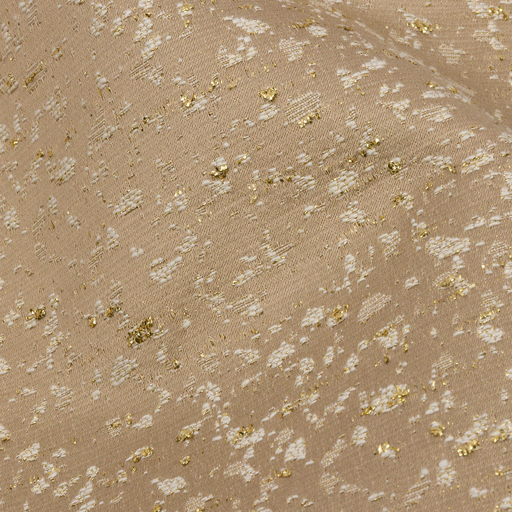 Metallic Drapery Jacquard - Sand Speckled - British Imported - Joann Fabrics