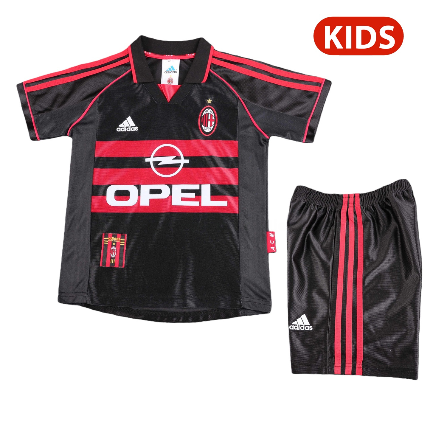 Retro AC Milan 1998-99 Third Kids Kit - UnitedFutballJersey