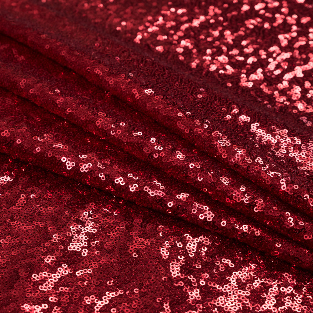 Mesh with Baby Sequins - Red - Mariah Collection - Joann Fabrics