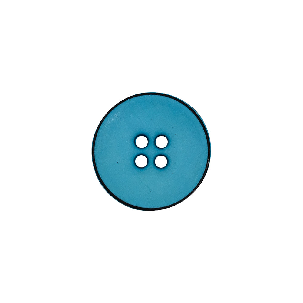 Italian Blue 4-Hole Plastic Button - 24L/15mm - Joann Fabrics