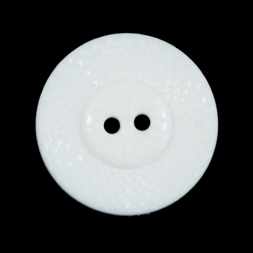 Italian White Beveled 2-Hole Button - 44L/28mm - Joann Fabrics