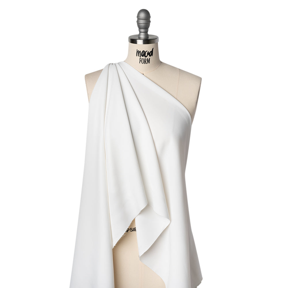 Soft Lightweight Polyester Gabardine - White - Stefanie Collection - Joann Fabrics