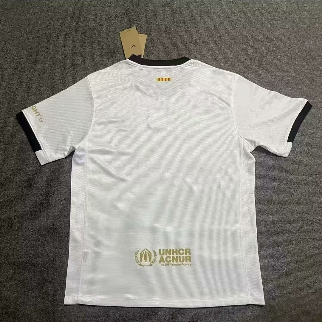2025/2026 Barcelona white Spotify Football Shirt 1:1 Thai Quality