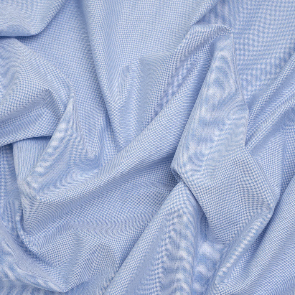 Cotton Oxford Shirting - Light Blue and White - Deadstock - Joann Fabrics