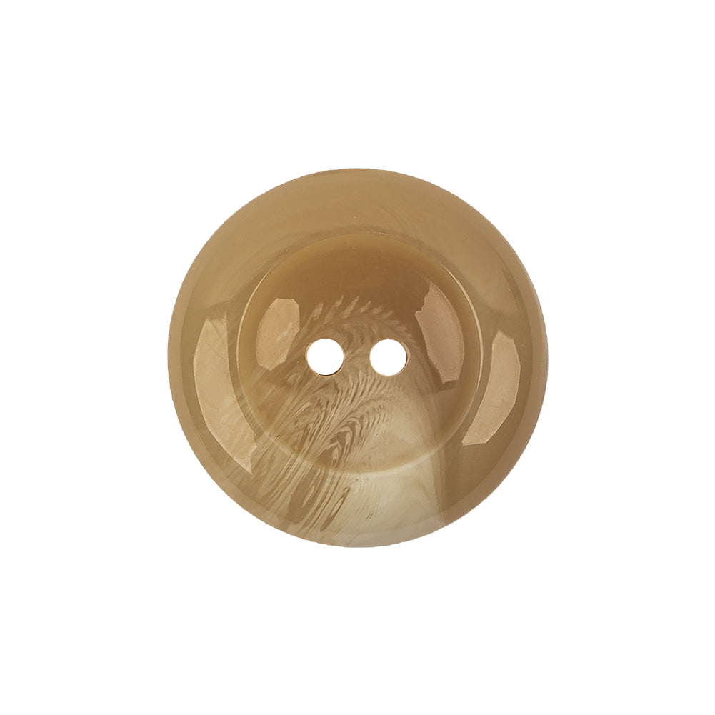 Beige and White Swirl Rolled Rim 2-Hole Plastic Button - 35L/22mm - Joann Fabrics