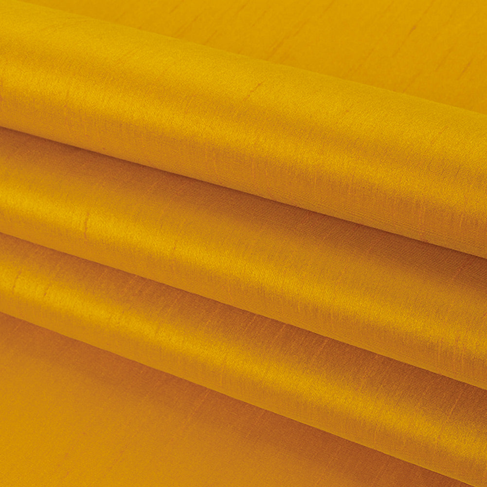 Polyester Shantung - Saffron Yellow - Eirian Collection - Joann Fabrics