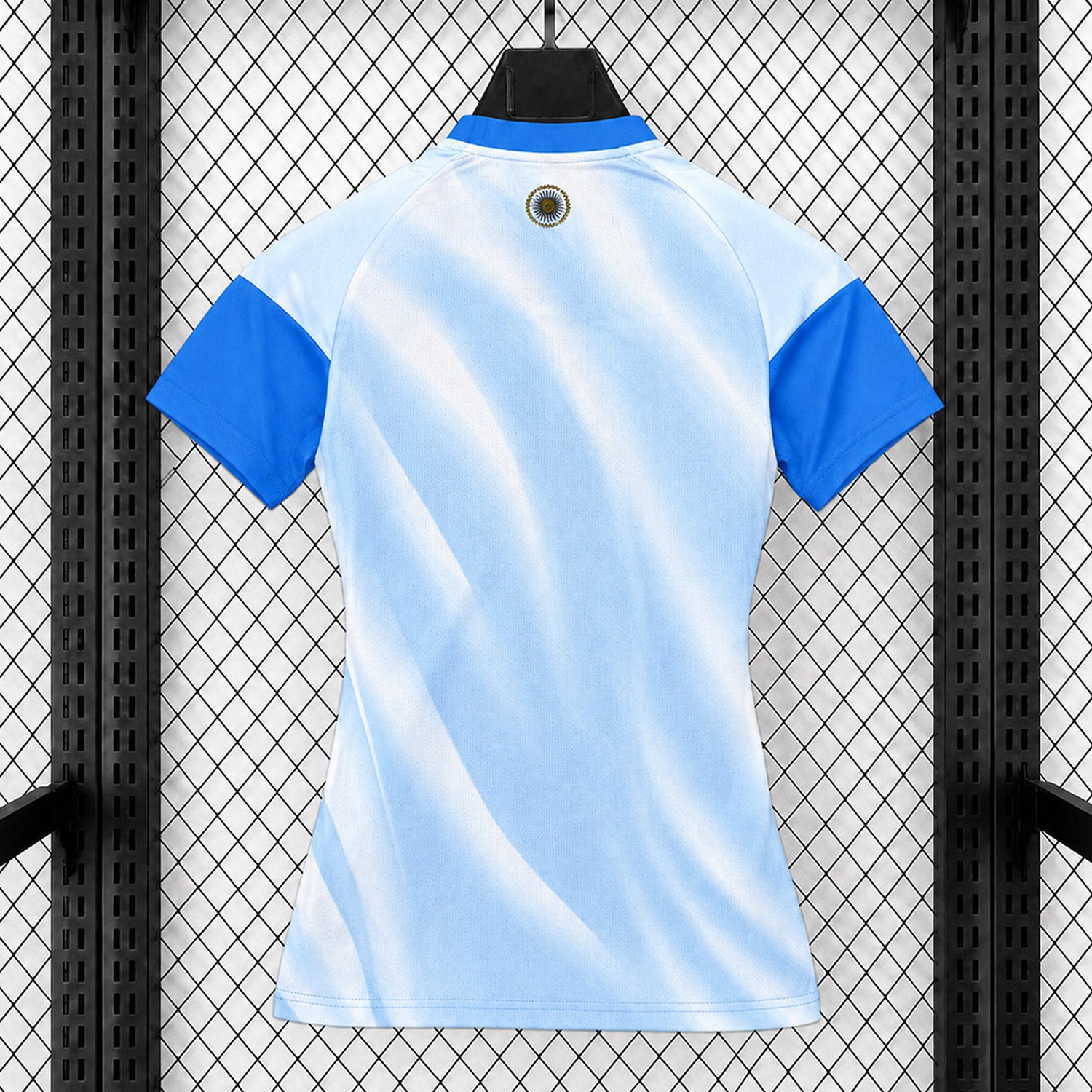 Women's Argentina 2026 Messi Tribute Blue White Pre-Match Training Jersey - Fans Version - UnitedFutballJersey